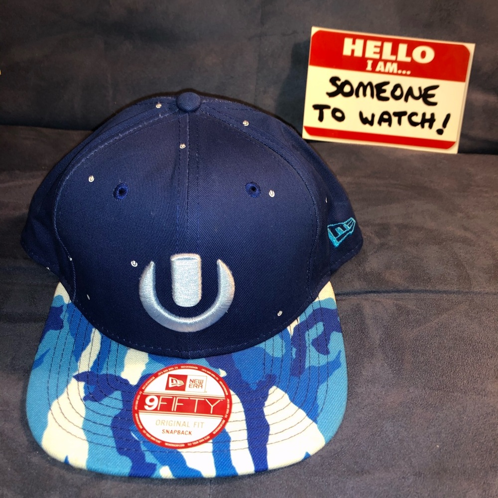 Ultra Blue Camo snapback